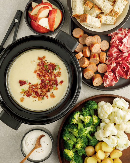 Fondue montagnarde au fromage