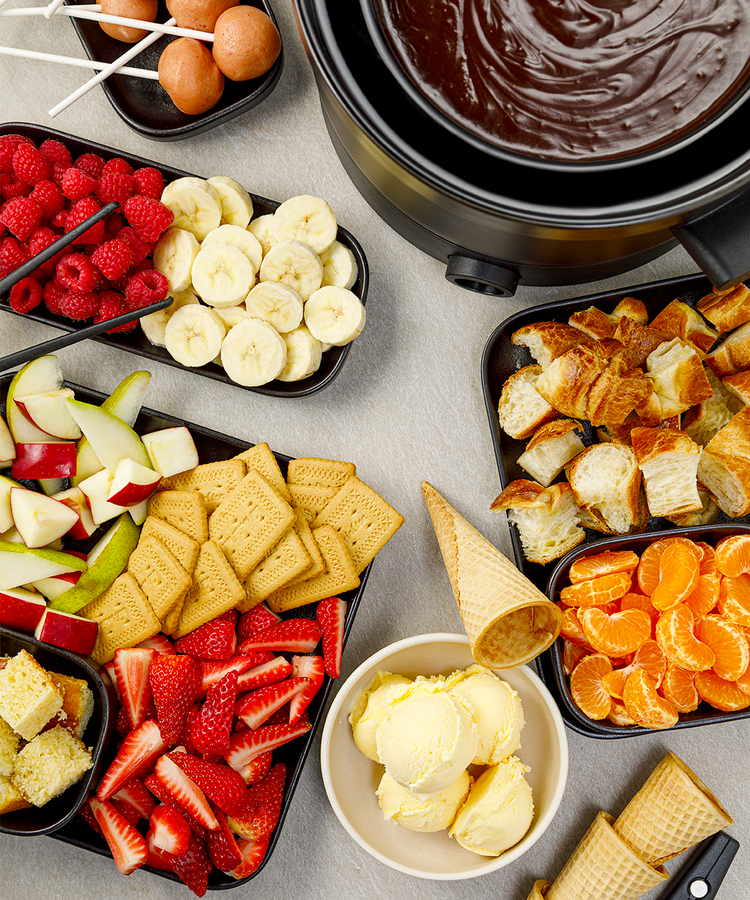 La Fondue Chocolat noir et Guimauves Fondussimo
