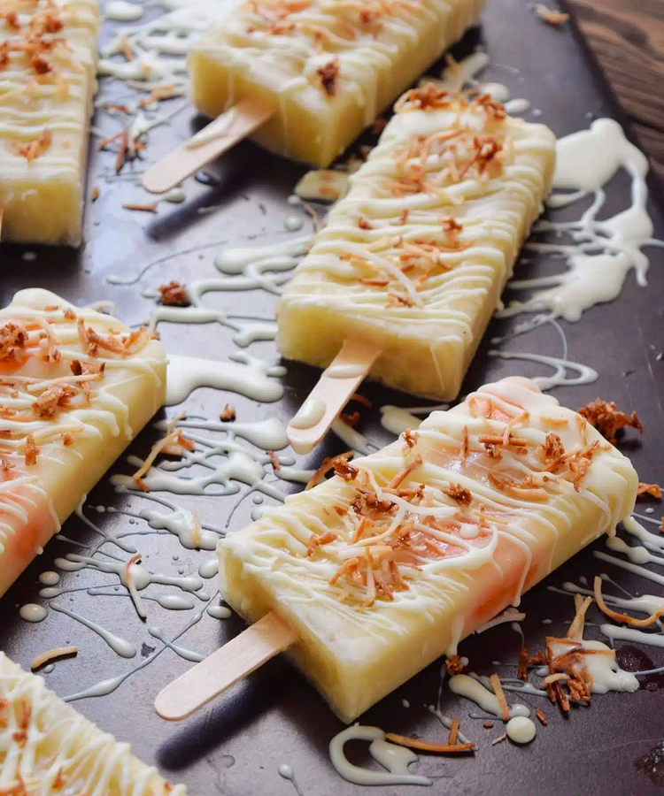 Popsicles au bouillon de fondue sucrée Fondussimo