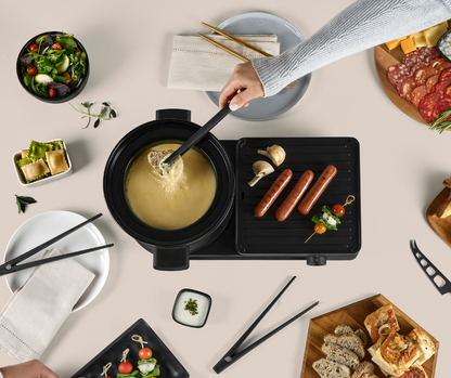 Ensemble Fondue-Plancha Festi-Grill