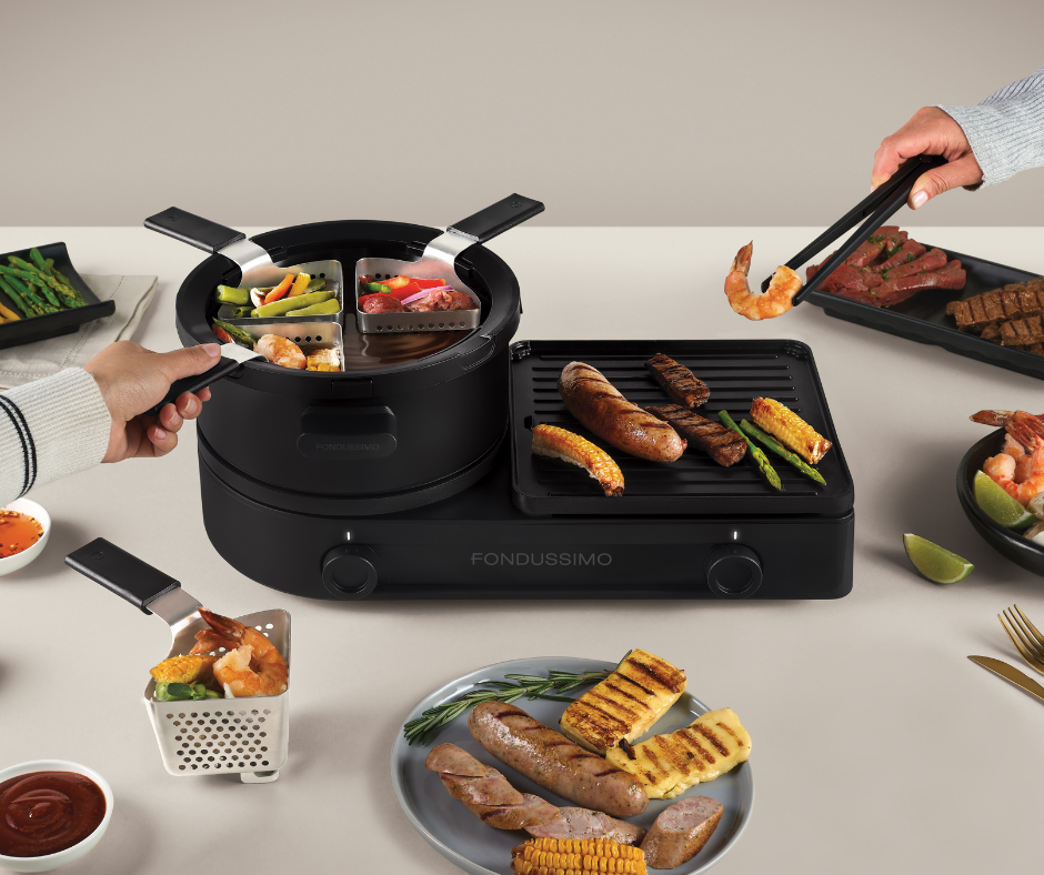 Ensemble Fondue-Plancha Festi-Grill