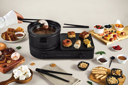 Ensemble Fondue-Plancha Festi-Grill